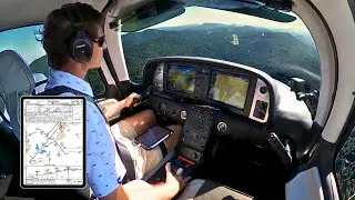 MY FIRST TIME FLYING INTO EXCLUSIVE MOUNTAIN RUNWAY! SR22