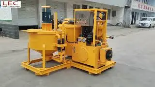 Low maintenance durable design grouting pump mixing station