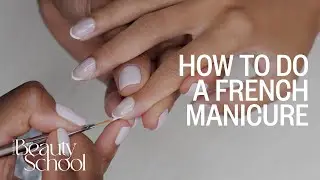 French Manicure At Home - SheerLuxe Beauty School No.2