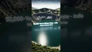 Lonar Lake &ndash; 52,000-Year-Old Meteor Crater In India 😲 #shorts