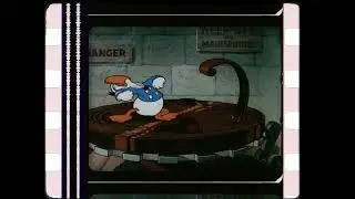 Donald Duck line censored on 35mm Clock Cleaners print?