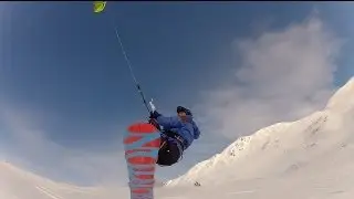 Big Snowkite Glide Alaska