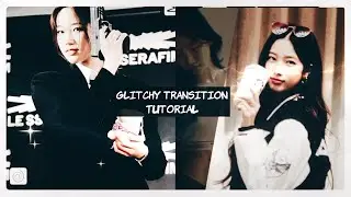 glitchy transition tutorial | Funimate