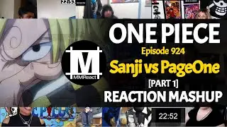 Sanji vs Page One [Part 1] | One Piece Ep. 924  | REACTION MASHUP