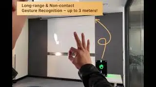 Offline Edge AI Gesture & Face Detection Sensor &ndash; 5 Gestures, 10 Faces, 3m (Arduino/ RPi/ ESP32