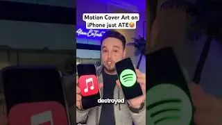 iOS 26 FULL Screen Animated Album Artwork 🤩🔥 #ios26 #iphonetips #iphone #shorts #applemusic
