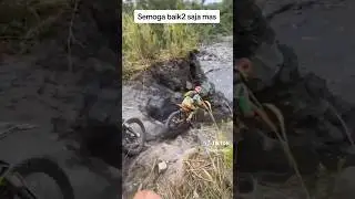JATUH PARAH !! Wawan kadri emang ga ada obat nya..😎🤘#fightraill #dirtbike #trabastrail #dirtbike