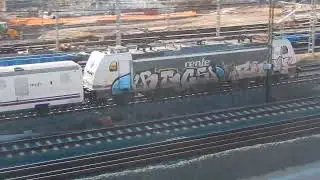 renfe 253 con Talgo VI en Albacete #Albacete #Renfe #TalgoVI #Traxx