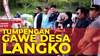 Tumpengan Gawe Desa Langko ke 25, Makanannya lezat, Masyarakatnya damai!