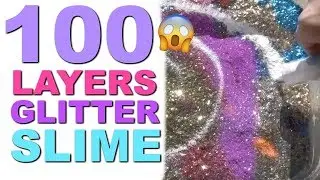 100 BOTTLES OF GLITTER IN SLIME