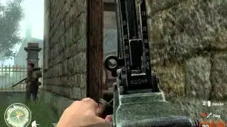 «Call of Duty 2», прохождение на уровне сложности «Ветеран», глава 7 — Битва за Кан, часть 2 — Пе...