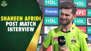 Shaheen Afridi Post Match Interview | Quetta Gladiators vs Lahore Qalandars | M 34 𝐅𝐈𝐍𝐀𝐋 | HBL PSL X