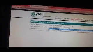 How to download the certificate from CBSE Training portal