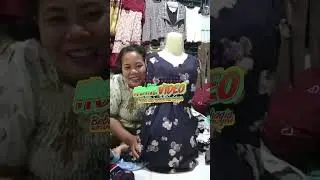 Daster putih isi hitam 