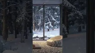 Snowy Forest Retreat | Insomnia Relief and Relaxation Therapy | Winter ASMR