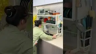 sinkstorage rack #drain rack storage and organization #kitchen good things