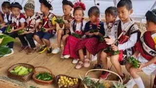 Ao Naga||Tsungremong festival||Adorable kids collection from Mongsenyimti Village|🎀🌾🥰