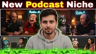 New AI Podcast Niche 2026 🔥🎙️ | Create Viral AI Cartoon Podcast Videos 🚀