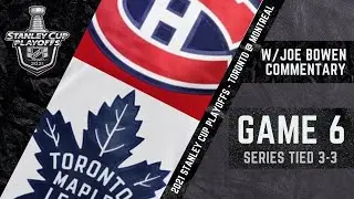 Maple&zwnj; &zwnj;Leafs&zwnj; &zwnj;vs.&zwnj; &zwnj;Canadiens&zwnj; &zwnj;(G6R1)&zwnj; &zwnj;&ndash;&zwnj; &zwnj;May&zwnj; &zwnj;29,&zwnj; &zwnj;2021&zwnj;&zwnj; &zwnj;(w/Joe&zwnj; &zwnj;Bowen&zwnj; &zwnj;Commentary)&zwnj;