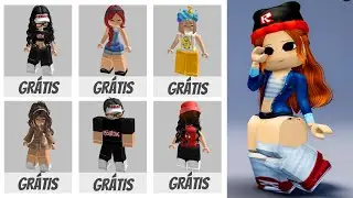 6 SKINS DE GRA&Ccedil;A NO ROBLOX!🔥 *c&oacute;digos vazados de avatar *