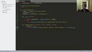 Python - Slack API to send status messages
