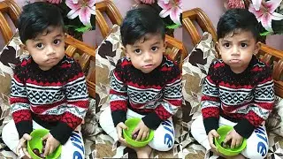 এত শীতেও রিহান বাবুর সারাদিনও রাতে একটি পেম্পাস লেগেছে 😄
