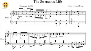 The Strenuous Life by Scott Jolin (Piano Solo/Sheets)