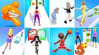 Tall Man Run🆚Twerk Race 3D,Run Healthy🆚Run Rich 3D,Makeover Run🆚Build A Queen,Text Emoji 3D..