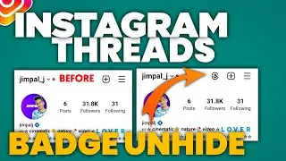 Instagram threads shortcut kiya hai | Instagram threads badge unhide kaise kare 2023