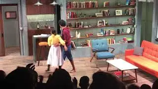 Heroes&rsquo; Sendhil Ramamurthy and Kavi Ladnier bow after their Hatef**k performance