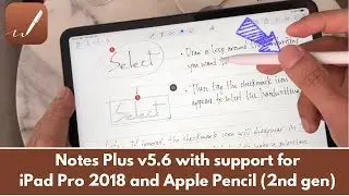How to use Apple Pencil 2018 with double tap to change mode quickly on Note Plus