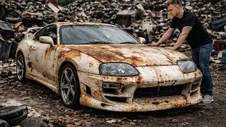 ASMR Car Restoration of Toyota Supra MK4 (A80) | From Rusted Junkyard to Legendary Supercar