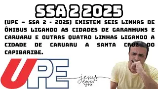 🏹🎯(UPE &ndash; SSA 2 - 2025) Existem seis linhas de &ocirc;nibus ligando as cidades de Garanhuns e Caruaru...🏹🎯