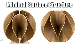 Minimal Surface Structure | Advanced SolidWorks 3D Modeling Tutorial