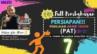 PENILAIAN AKHIR TAHUN (PAT) MATEMATIKA 👨🏻‍🏫 I KELAS 7 SMP/MTs PART 2