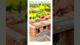 A Beautiful  Tiny House 🏠 #minihouse #viral #cute #clay #house #miniature #craft #vfuho  #diy #tiny