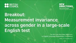 Breakout: Measurement invariance across gender in a large scale English test
