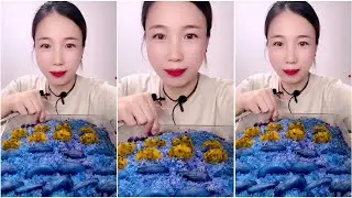 ASMR ICE EATING with PASSION FRUIT 