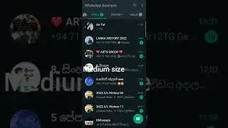 How to change size of whats app chats 😯😯#short #Tech of world