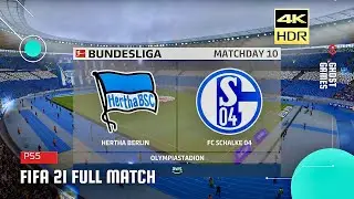 FIFA 21 Hertha Berlin vs Schalke - Bundesliga PS5 4K HDR 60 FPS Gameplay
