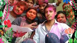 Holi status with friends