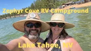 Camping at Zephyr Cove RV Campground for the first time.