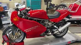 1994 Ducati 900 SS/SP #35 Cold Start