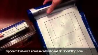 Zipboard Retractable & Flexible Men's Lacrosse Whiteboard @ SportStop.com