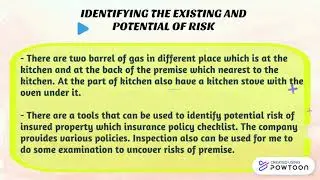 FIRE INSURANCE SURVEY REPORT PRESENTATION