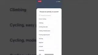 Convert Activity in MoveSpring
