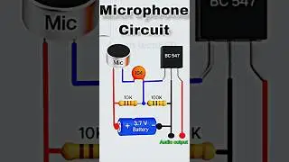 🎤 Microphone Circuit | Make a simple microphone circuit | Audio output with BC547 Transistor
