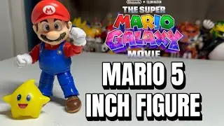 Mario Galaxy Movie Jakks 5 Inch Mario Figure Review!!!