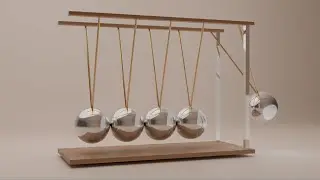 Newton Cradle FAST Tutorial | Blender 3.2
