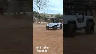 testando mini jeep fapinha mini troller